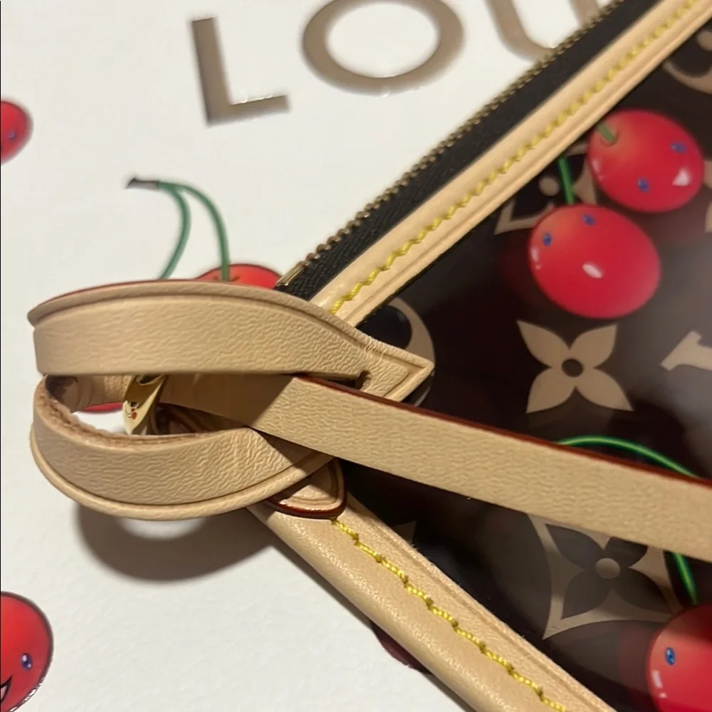 Murakami Louis Vuitton Cherry Brown and Red Clutch/Crossbody bag 2025 - Picture 4 of 9